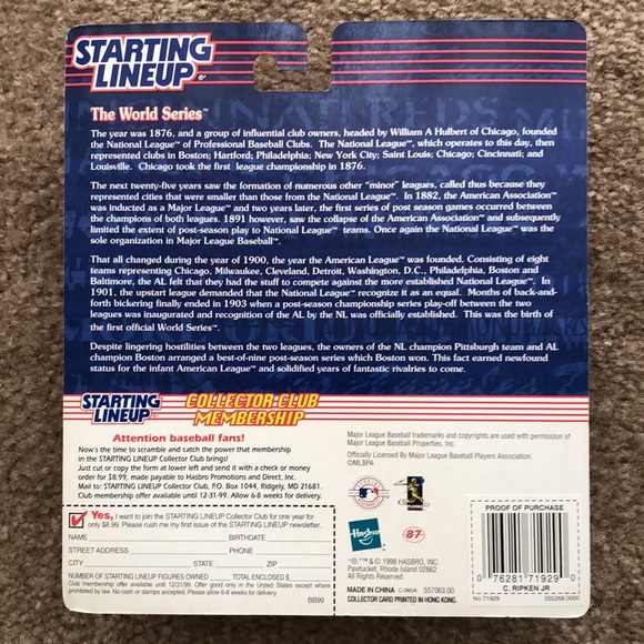 CAL RIPKEN JR Baltimore Orioles Starting Lineup 99 - Picture 6 of 6